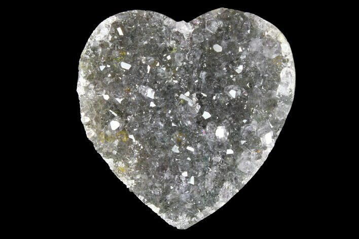 Quartz Crystal Heart - Uruguay #128718